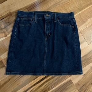 J Crew Denim Mini Skirt
